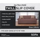Brenna Collection Trellis Print Stretch Form Fitted Sofa Slip Cover - Thumbnail 15