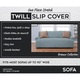 Brenna Collection Trellis Print Stretch Form Fitted Sofa Slip Cover - Thumbnail 16