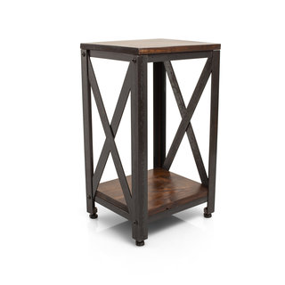 Crossroads Country Brown Finish End Table