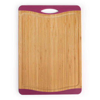 Neoflam Bamboo Cutting Board with NonSlip Edges and Juice Groove