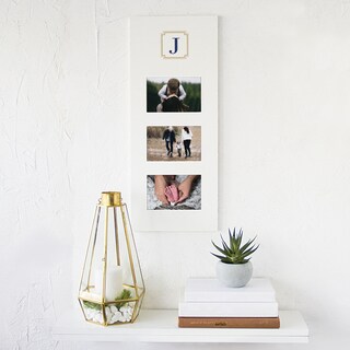 Personalized White Wood Multi Photo Frame