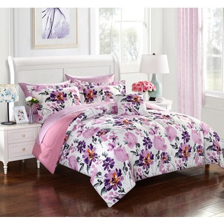 Dahlia 8-piece Bed in a Bag with Sheet Set