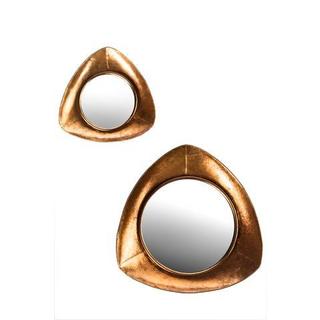 Becky Set of 2 Copper Mirrors