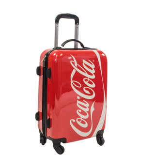 Coca Cola 21-inch Hardside Carry On Spinner Upright Suitcase