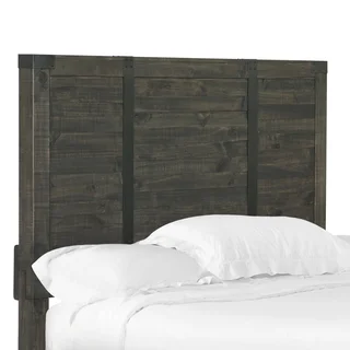 Abington Panel Bed King Headboard in Weathered Charcoal