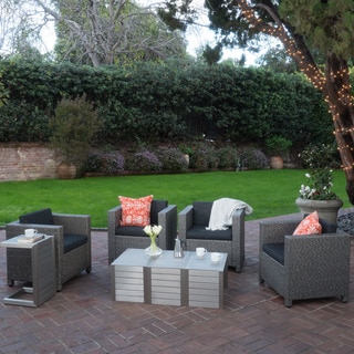Puerta Outdoor 8-piece Seating Set with Cushions by Christopher Knight Home
