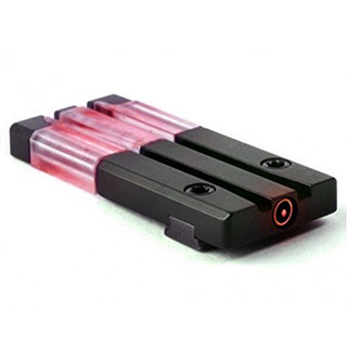 MEPROLIGHT LTD ML63101 Fiber-Tritium Bullseye Circle-Dot Pistol Sight (Glock/Rear/Red)