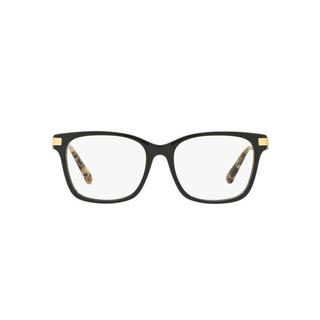 Michael Kors Women's MK4033 3176 54 Square Metal Plastic Havana Clear Eyeglasses
