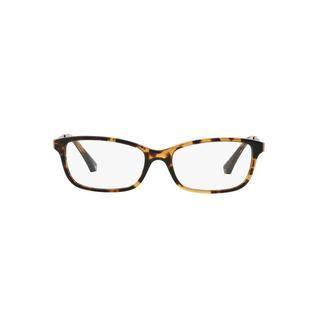Emporio Armani Men's EA3034 5229 53 Square Plastic Black Clear Eyeglasses