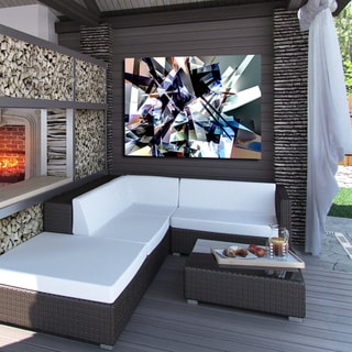 Ready2HangArt Indoor/Outdoor Wall Decor 'Vibrant Geo III' in ArtPlexi by NXN Designs