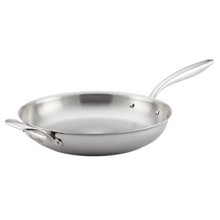 Breville(r) Thermal Pro(tm) Clad Stainless Steel 12.5-Inch Fry Pan with Helper Handle