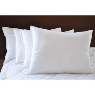 Natural Comfort White Microfiber Down Alternative Gel-Like Pillow (Set of 2)