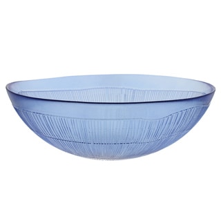 French Home Sapphire Blue Birch 12-inch Salad Bowl