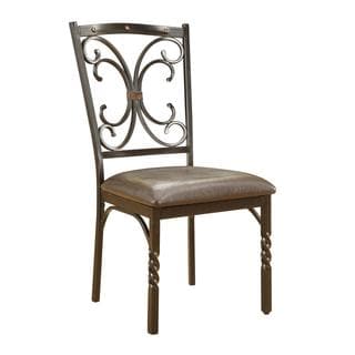 Acme Furniture Burril PU Side Chairs (Set of 2)