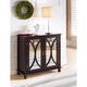 K and B Furniture Co Inc Espresso Wood Door Console Table - Thumbnail 0