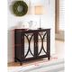 K and B Furniture Co Inc Espresso Wood Door Console Table - Thumbnail 2