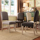 Avingdon Shield Back Light Distressed Natural Dining Chairs (Set of 4) - Thumbnail 1