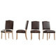 Avingdon Shield Back Light Distressed Natural Dining Chairs (Set of 4) - Thumbnail 0