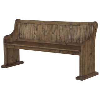 Willoughby Wood Dining Bench in Weathered Barley