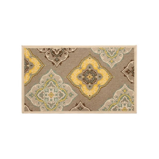 Laura Ashley Allie Taupe Indoor/Outdoor Accent Rug - (24 x 36 in.)