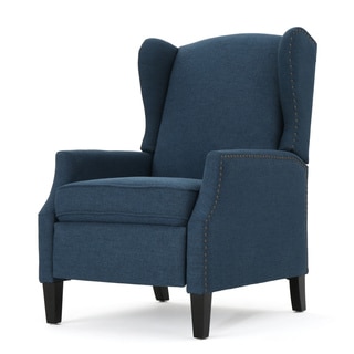 Wescott Wingback Fabric Recliner Club Chair by Christopher Knight Home