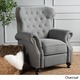 Walder Tufted Fabric Recliner Club Chair by Christopher Knight Home - Thumbnail 3