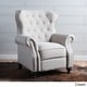 Walder Tufted Fabric Recliner Club Chair by Christopher Knight Home - Thumbnail 4