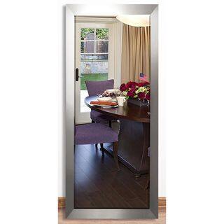 US Made Silver Wide Beveled Full Body Mirror