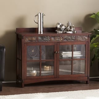 Harper Blvd Cardena Mission Faux Slate Sideboard and Display Curio