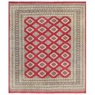 Herat Oriental Pakistani Hand-knotted Bokhara Wool Rug (6'6 x 7'8)