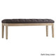 Avingdon Tufted Reclaimed 52-inch Upholstered Bench - Thumbnail 1