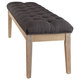 Avingdon Tufted Reclaimed 52-inch Upholstered Bench - Thumbnail 3