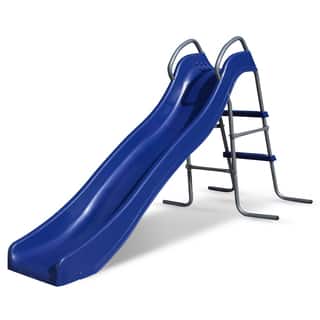 Outward Play Kids Blue Resin Backyard Wave Slide