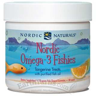 Nordic Naturals Nordic Omega 3 Gummy Fish Tangerine (30 Gummies)