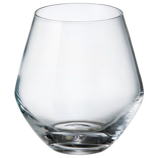 Michelle Stemless Crystal Red Wine Glasses - Set of 6