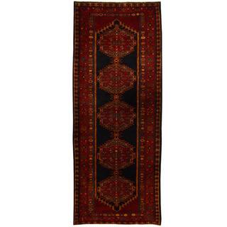 Herat Oriental Persian Hand-knotted Ardabil Wool Runner (3'10 x 9'6)