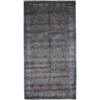 Overdyed Jaladr Hand Knotted Area Rug (6'1" X 11'7")