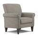 Copper Grove Herve Dove Grey Linen Arm Chair - Thumbnail 0