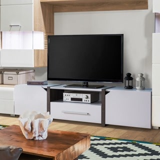Furniture of America Glenad Modern Multi-storage 81-inch TV Stand