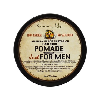Sunny Isle Jamaican Black Castor Oil 4-ounce Hair Food Pomade Just for Men