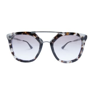 Prada SPR 13Q UAO-1LO Women's Spotted Opal Frame Light Brown Gradient Lenses Sunglasses