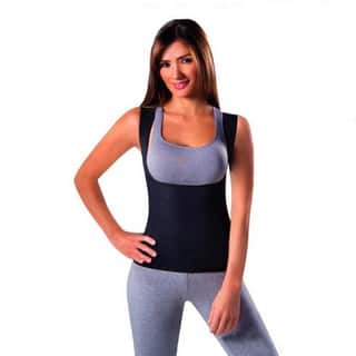 Women's Slimming Waist Trainer Body Shaper Corset with Sweat Vest Features