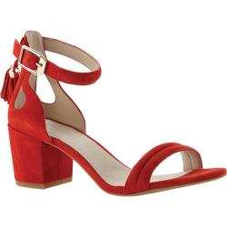 Women's Kenneth Cole New York Harriet Ankle Strap Sandal Red Suede