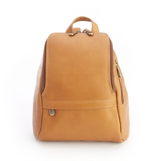 Royce Colombian Genuine Leather Tan Fashion Backpack