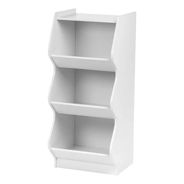 IRIS 3-tier White Curved Edge Storage Shelf