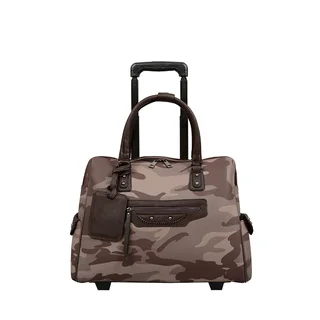 Mellow World Brandy Camouflage 13-inch Laptop Roller Bag