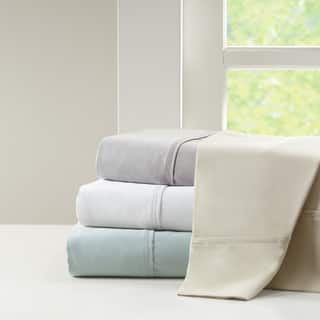 Madison Park 1500 Thread Count Luxury Cotton Blend Solid Pillowcases (Set of 2) - 4 Color Option