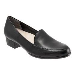 Women's Trotters Monarch Loafer Black Leather