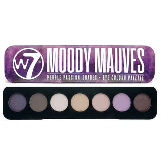 W7 Moody Mauves Purple Passion Shades Eye Colour Palette