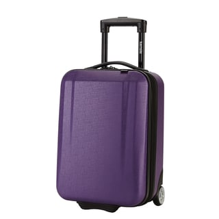 Kensie 17-inch Hardside Underseater Rolling Carry On Upright Suitcase